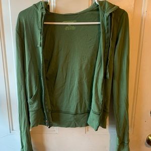 AE Cropped Zip up jacket w/ hood